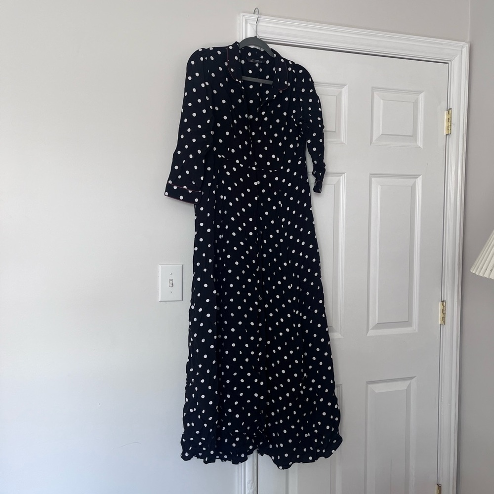 Zara button down maxi dress